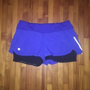 Athleta Blue Workout Shorts